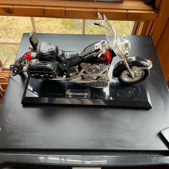 Harley-Davidson Other - Vintage Harley-Davidson Black and Silver Telephone